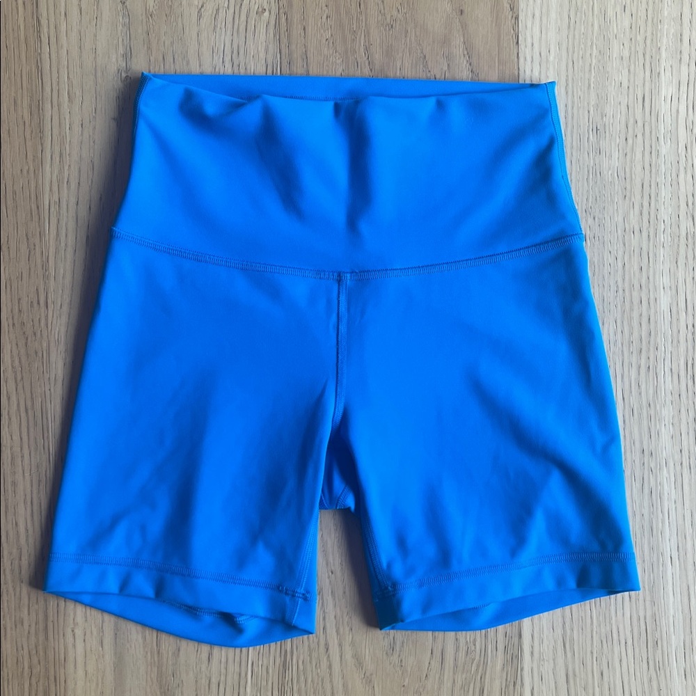 Lululemon Athletica 6” Vibrant Blue Bike Shorts